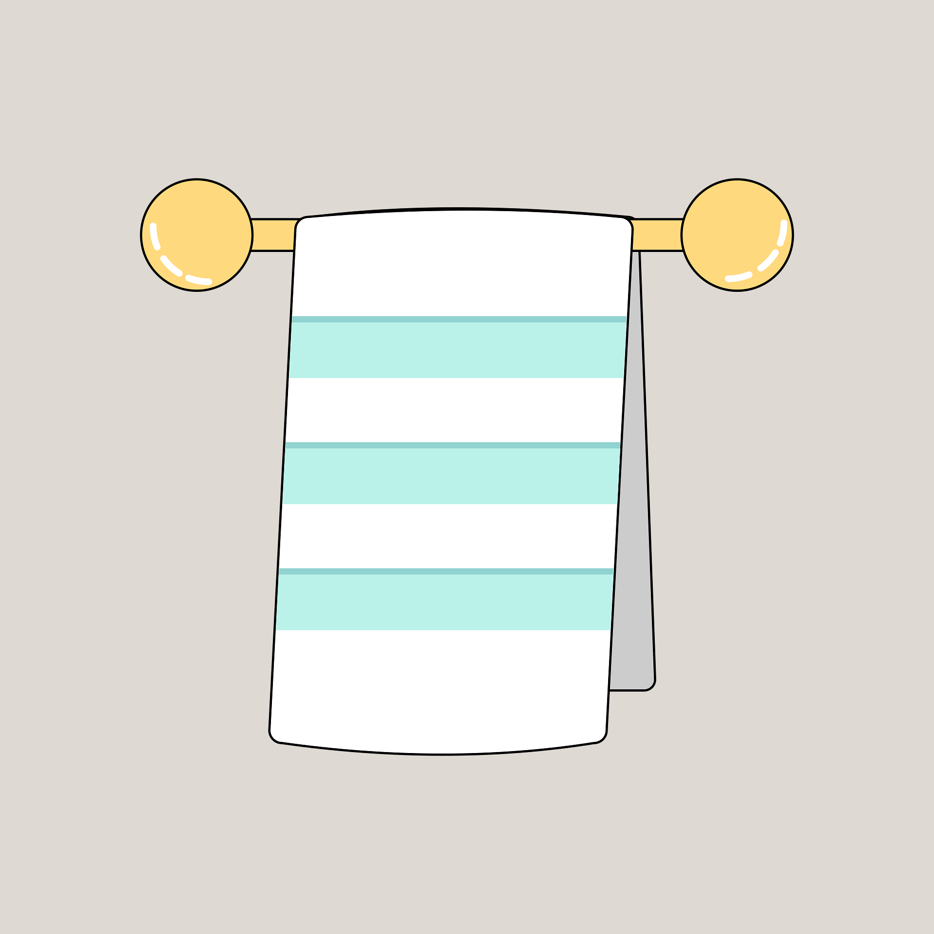 Rakhine Striped Towel